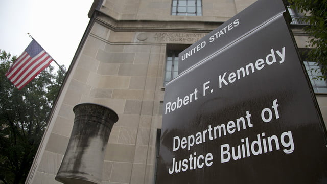 The U.S. Justice Department’s headquarters.