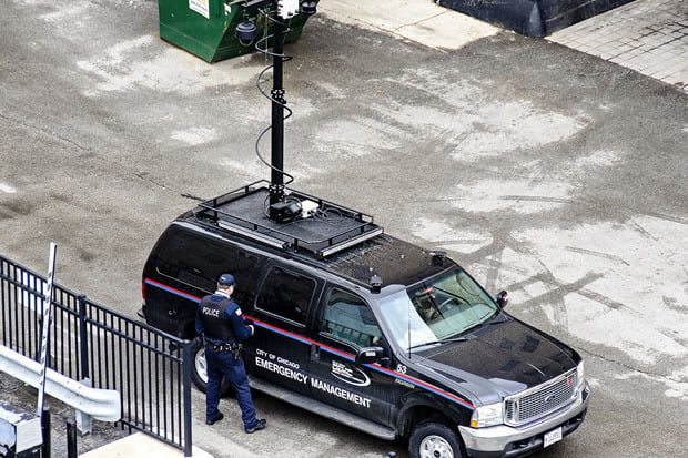 This type of portable cell tower can be deployed in a very short time and moved to meet the needs of law enforcement investigations and also eliminate the need for expensive installations. More commonly the stingray systems are piggy backed on existing towers owned by compliant providers.