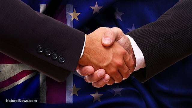 Brexit-Handshake