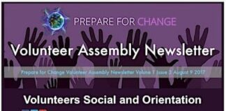 Volunteers Social Newsletter 8-12-17