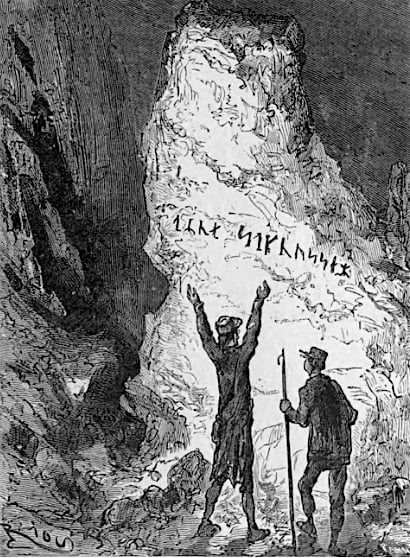 Discovery of the runes in Journey To The Center of theEarth. What did Jules Verne know about Inner Earth?