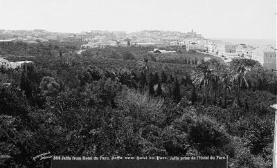 Jaffa and its orange groves pre-1914
