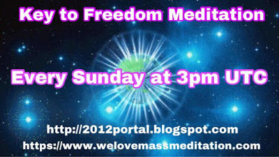 Key to Freedom Meditation Sundays 3pm UTC