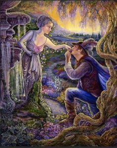 image: Kiss of Life painting by Josephine Wall