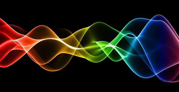 image: multicolored energy waves