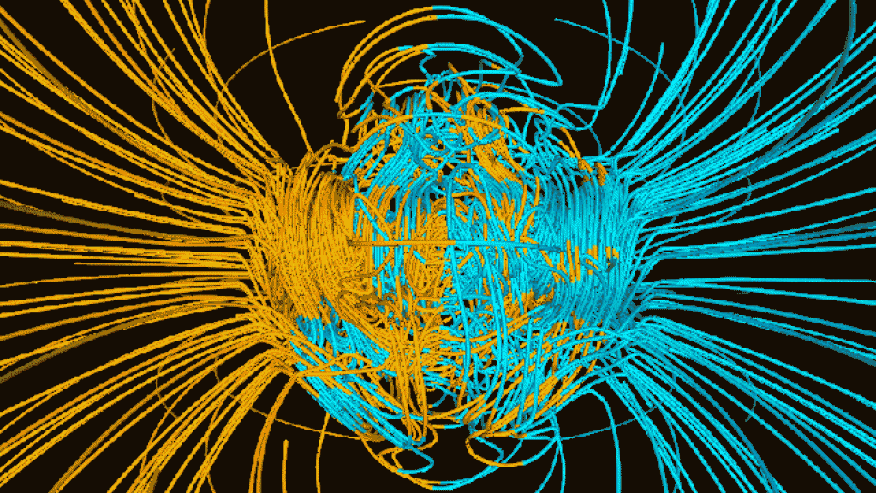 diagram of earth magnetic fields