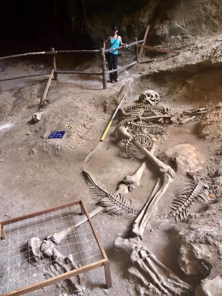 A unique discovery of giant skeleton in Thailand Giant Possibly Killed