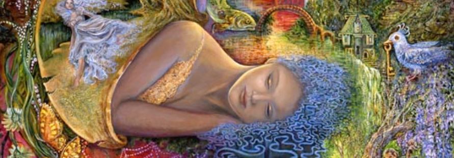 artwork: goddess asleep in the tachyon chamber