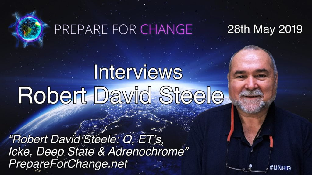Robert David Steel Interview Graphic