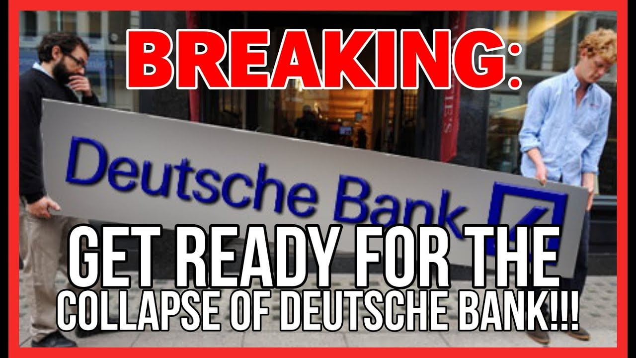 Deutsche Bank Meltdown 250 Trillion Debt Be Ready For Economic Collapse Stock Market Crash Prepare For Change