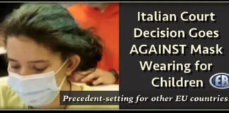 Italy: Masks Forbidden at School, Judgement of the Council of State