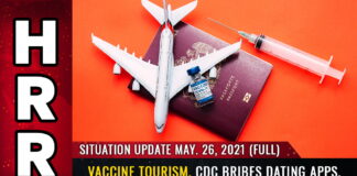 Vaccine tourists flock to America to receive vaccine DEATH shots, while the CDC bribes dating apps to attach vaccination badges and “super likes” to dating profiles