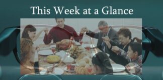 This Week at a Glance – November 20 through 26, 2022