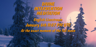 Reminder of full Moon Meditations and International remote healing sessions between January 5th and 7th 2023 divine-intervention