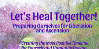 22nd March : Free Live session “Let’s Heal Together: Preparing Ourselves for Liberation and Ascension ” MARCH2023-healing