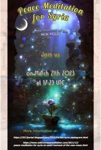 New Moon Peace Meditation for Syria 2023-03-21 - English 1