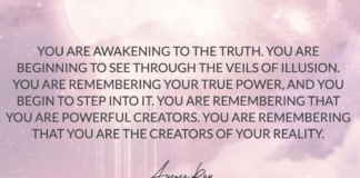 YOU ARE AWAKENING TO THE TRUTH.
