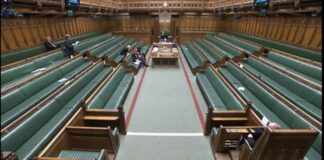 Corrupt UK Parliament Flees During COVID Truth Speech