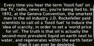 The Great Oil Conspiracy: It has been known since the end of WWII that oil is not a fossil fuel; it is abiotic