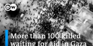 Palestinians say Israeli troops fired at people seeking food. Israel says scene was deadly stampede