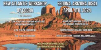 Notes from the New Atlantis workshop by Cobra at Sedona on April 4, 2024 sedona-workshop