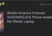 Audio of Erik Prince revealing what was on the Weiner Laptop.