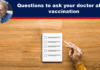 Questions to ask your doctor about vaccination
