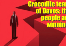 Crocodile tears of Davos: the people are winning!