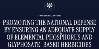 BREAKING: Trump Invokes Defense Production Act to Protect Glyphosate