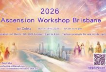 OFFICIAL NOTES: Brisbane “Ascension” Workshop by Cobra in Australia, 14th March 2026(Private/Individual First Contact Project ‘Contact Dish’, Activities of the Pleiadians and Beings from Sirius, New Paradise/New Earth, Opal/Emerald Stones, Golden Timeline, Mantra for connecting with the Higher Self/Soul, Planetary Situation, Process of Manifestation, Energies/Vortex Places…)