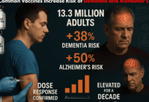STUDY: Common Vaccines Linked to 38-50% Increased Risk of Dementia and Alzheimer’s