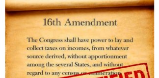 IRS BOMBSHELL: THE 16TH AMENDMENT WAS NEVER RATIFIED — $330 TRILLION STOLEN FROM THE AMERICAN PEOPLE