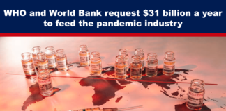 WHO and World Bank request $31 billion a year to feed the pandemic industry