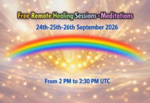 FREE Remote HEALING SESSIONS between September 24th and 26th+Full Moon and Peace MEDITATIONS…