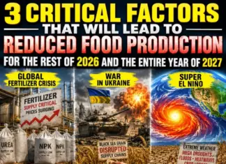 3 Critical Factors That Will Lead To Reduced Food Production For The Rest Of 2026 And The Entire Year Of 2027