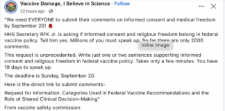 Vaxes and Informed Consent