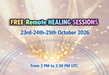 FREE Remote HEALING SESSIONS between October 23rd and 25th from 2 PM to 2:30 PM UTC