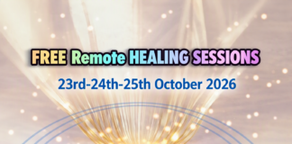 FREE Remote HEALING SESSIONS between October 23rd and 25th from 2 PM to 2:30 PM UTC